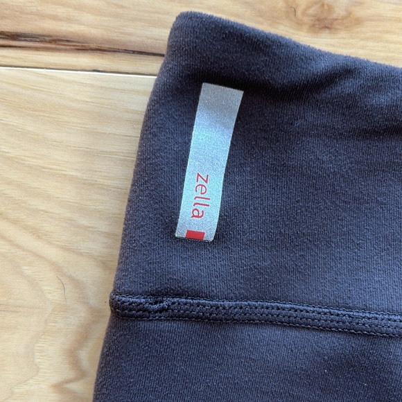 Zella Brown Jogger Designed Leggings | Size Large - Picture 8 of 10